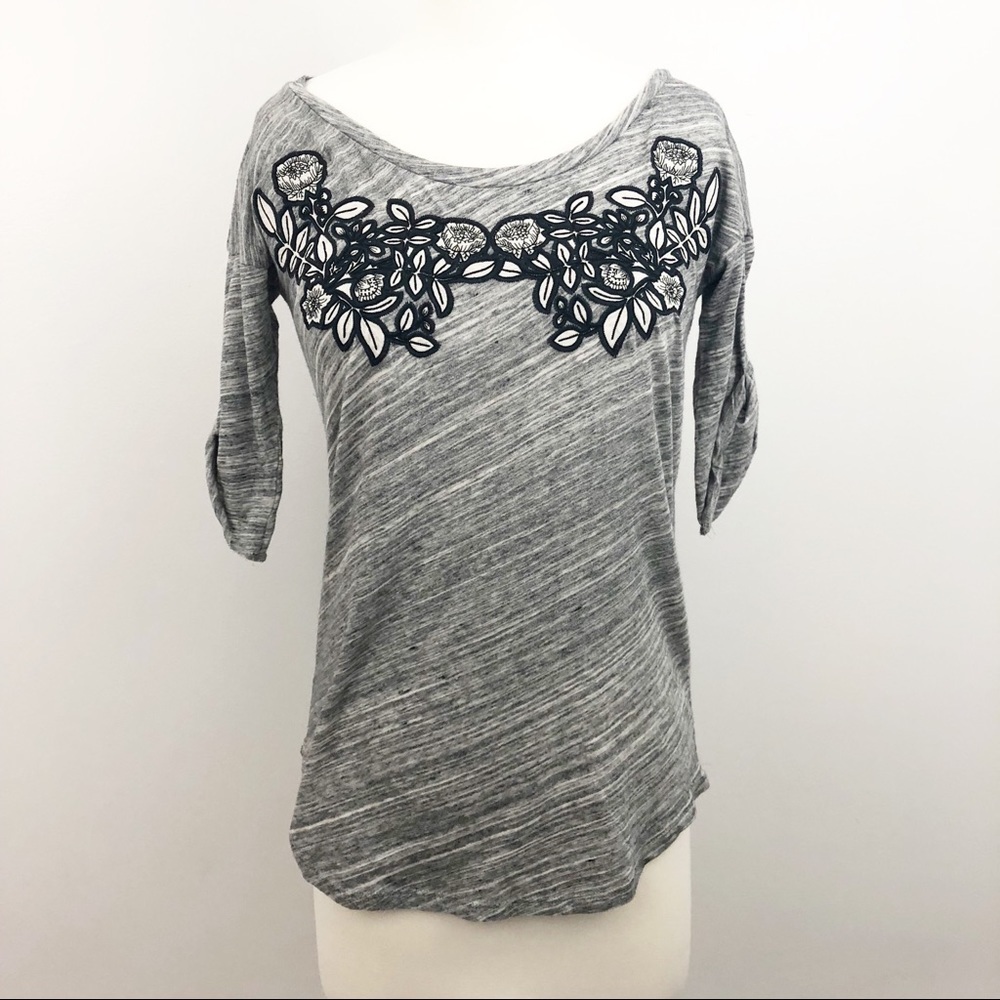 J. Crew Embroidered Floral Shirt Size‎ XS